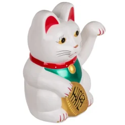 Vinkende Kat Hvid