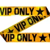 VIP Only Afspærringsbånd Gul/Guld