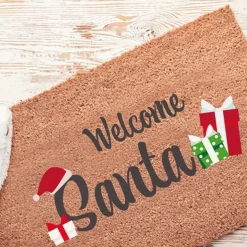 Welcome Santa Dørmåtte