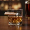 Whiskyglas Med Cigarholder