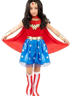 Wonder Woman® Kjole Børnekostume