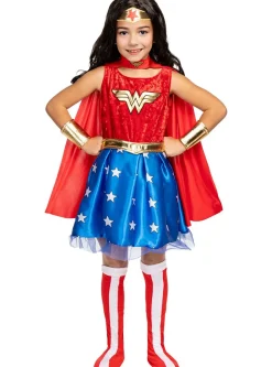 Wonder Woman® Kjole Børnekostume
