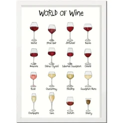 World Of Wine A4 Plakat