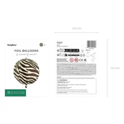 Zebra Folieballon