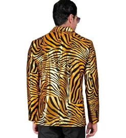 Zebra Jakke Guld