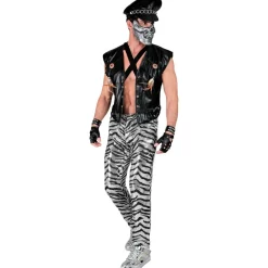 Zebra Pailletbukser Sølv