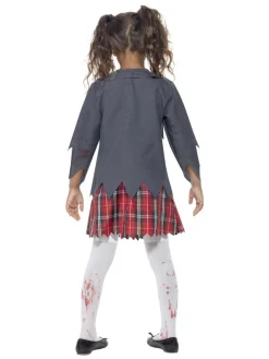 Zombie Skolepige Børnekostume