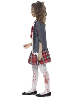 Zombie Skolepige Børnekostume